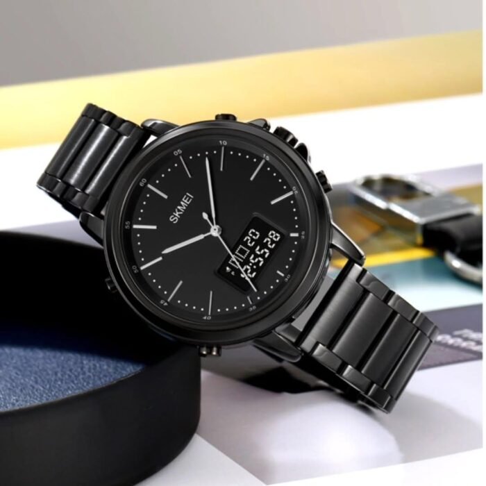 Skmei - 1652 (Chain) - Multifunctional Waterproof - Black Black