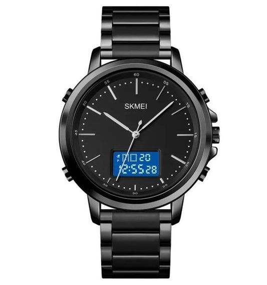 Skmei - 1652 (Chain) - Multifunctional Waterproof - Black Black