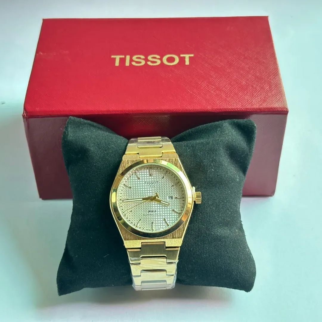 Tissot PRX 1853 Gold Stainless Steel Watch