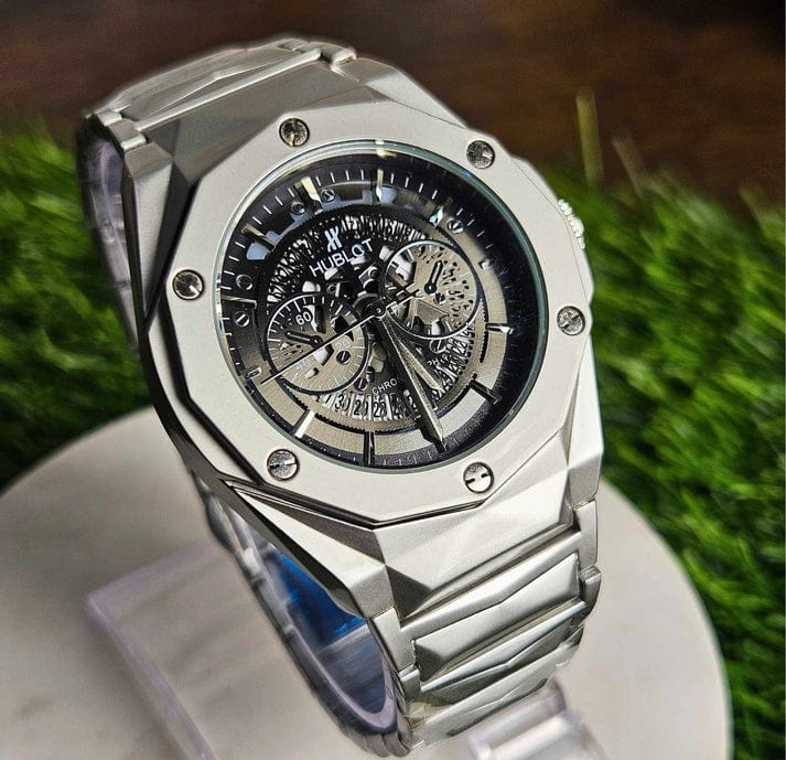 Hublot Diamond Cut Skeleton Watch