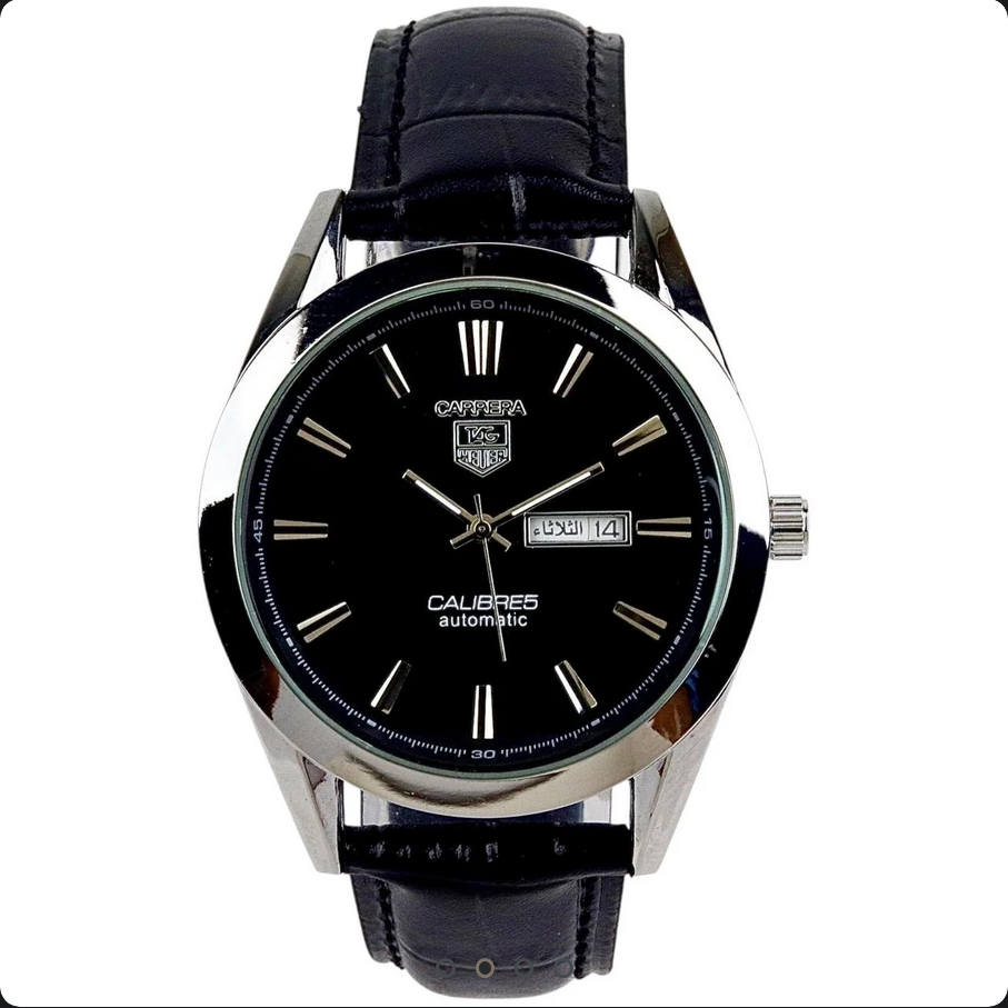 Carrera Calibre 5 – Luxury Swiss Watch – Leather Strap – S-734