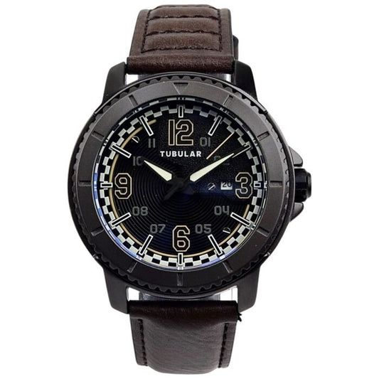 Tubular - Classic Style Watch - Leather Strap - TB-126