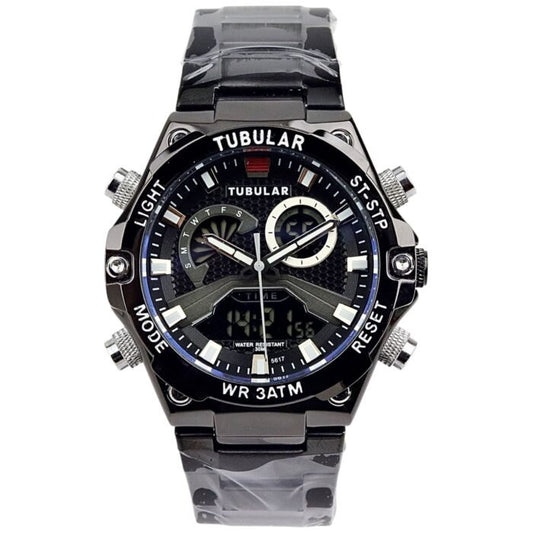 Tubular - Analog/Digital Watch - Stainless Steel - TB-132