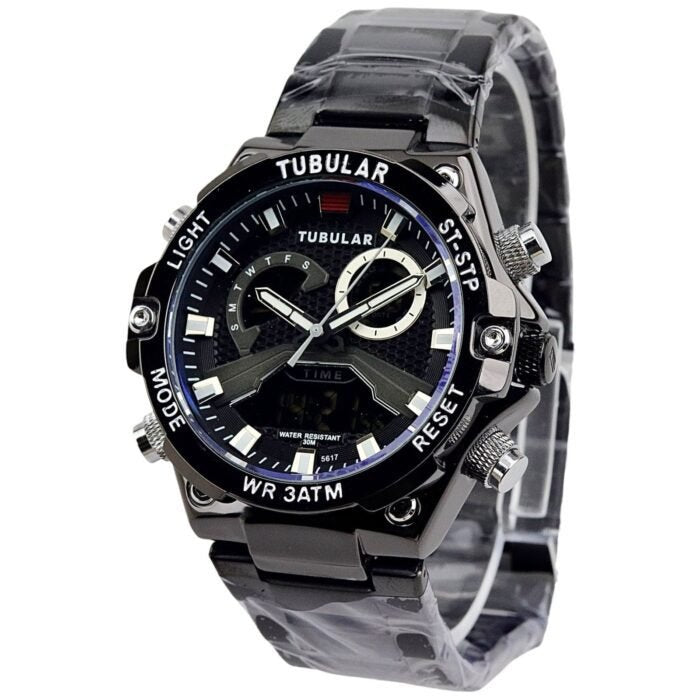 Tubular - Analog/Digital Watch - Stainless Steel - TB-132