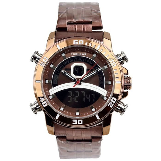 Tubular - Analog/Digital Watch - Stainless Steel - TB-139