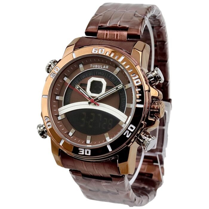 Tubular - Analog/Digital Watch - Stainless Steel - TB-139