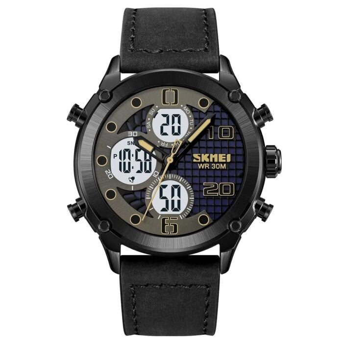 Skmei - 1975(strap)- Luminous 30m Waterproof Mutifunctional - Black
