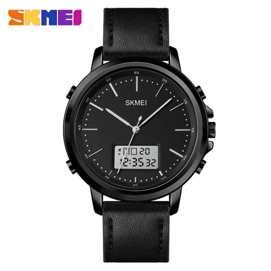 Skmei - 1652 (Strap) - Multifunctional Waterproof - Black White