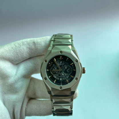 Hublot Diamond Cut Skeleton Watch