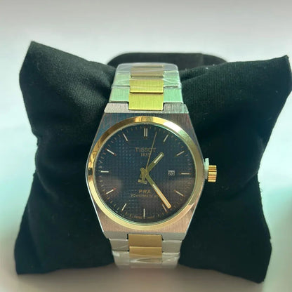 TISSOT PRX 1853 SILVER & GOLDEN CHAIN