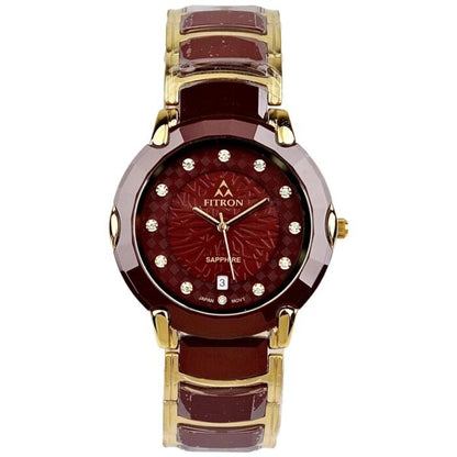 Fitron Watch - Ceramic - Stainless Steel - FT-138