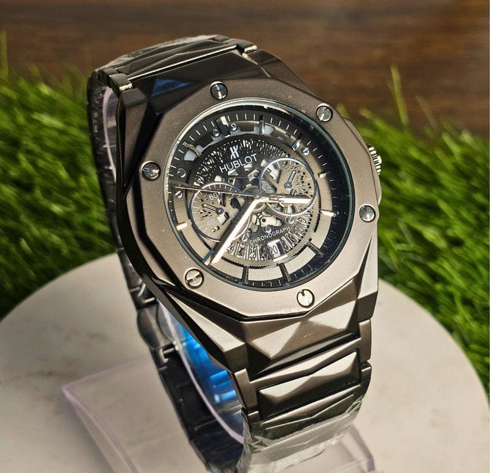 Hublot Diamond Cut Skeleton Watch