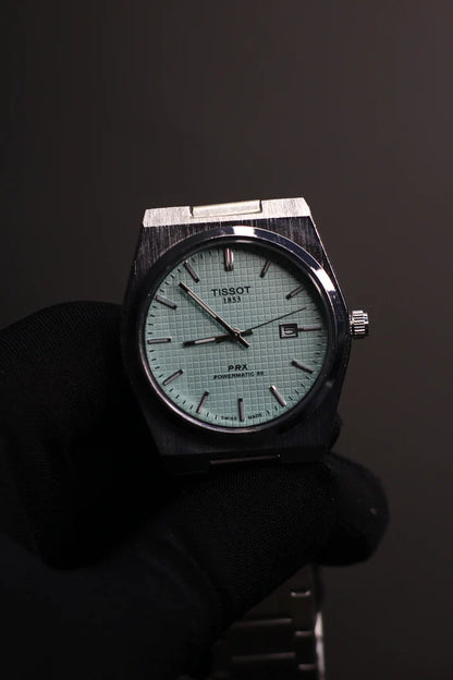 TISSOT PRX 1853 SILVER CHAIN WITH TIFFANY DIAL