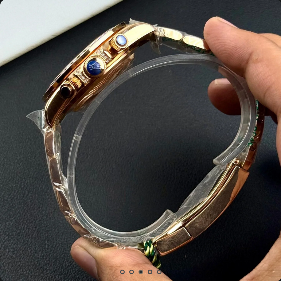 RLX – Chronograph Watch – Stone Dial – Stainless Steel – L-127