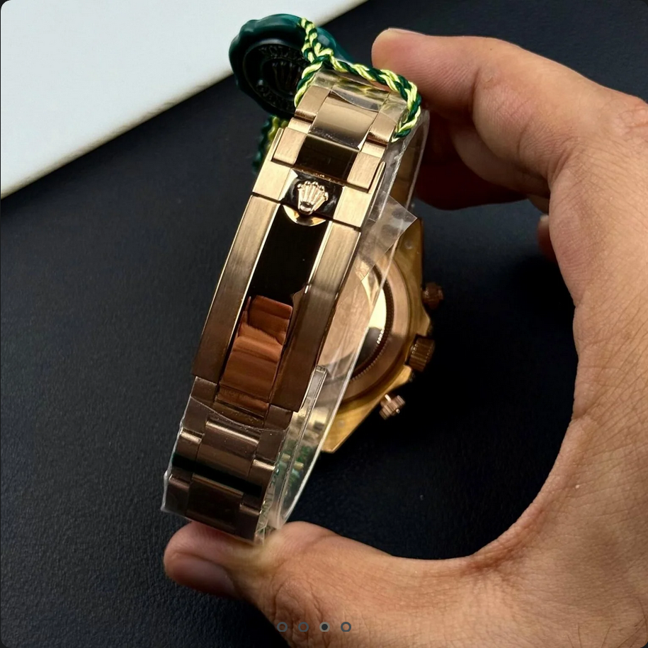 RLX – Chronograph Watch – Stone Dial – Stainless Steel – L-127