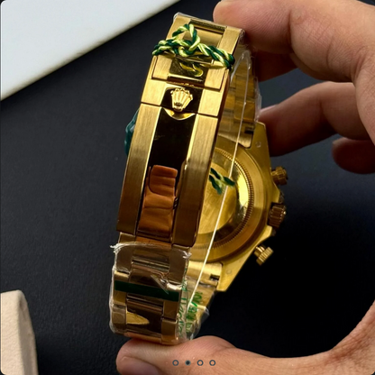 RLX – Chronograph Watch – Stone Dial – Stainless Steel – L-128