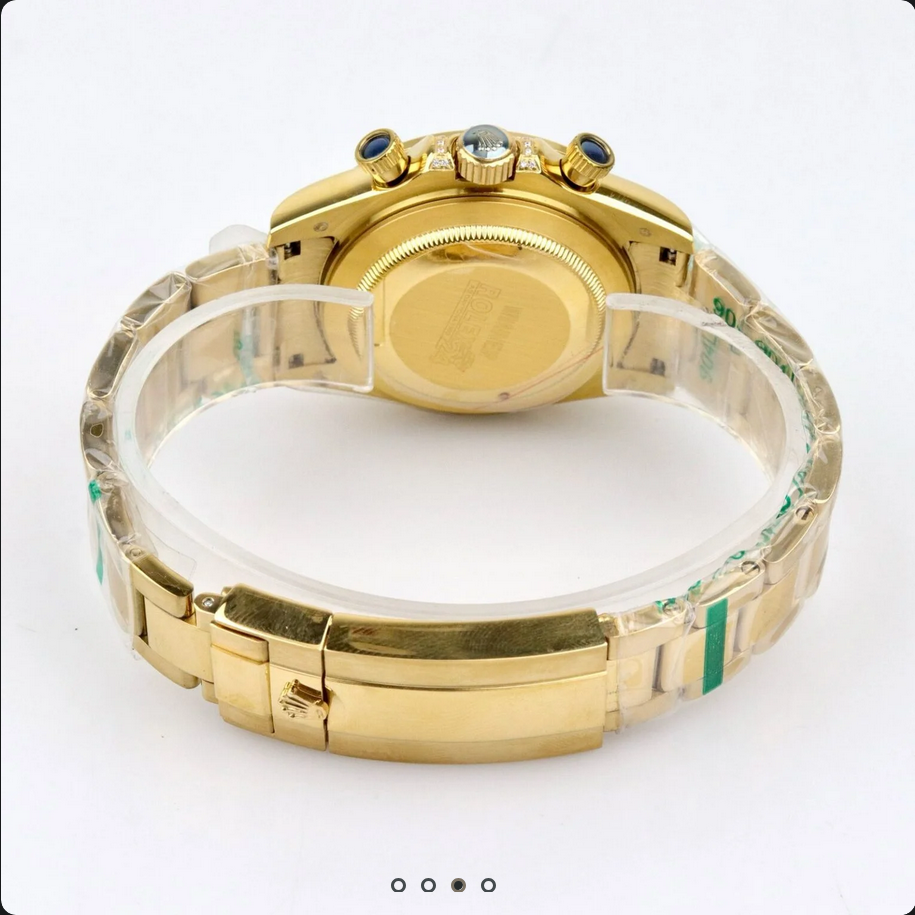 RLX – Chronograph Watch – Stone Dial – Stainless Steel – L-128