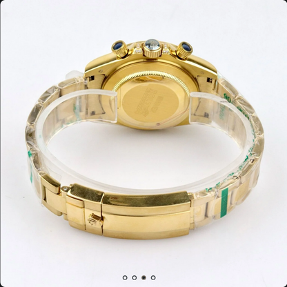 RLX – Chronograph Watch – Stone Dial – Stainless Steel – L-128