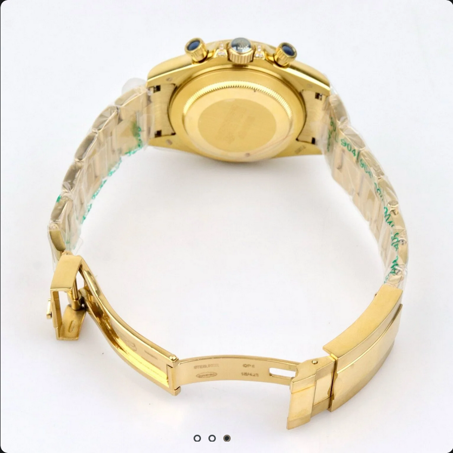 RLX – Chronograph Watch – Stone Dial – Stainless Steel – L-128