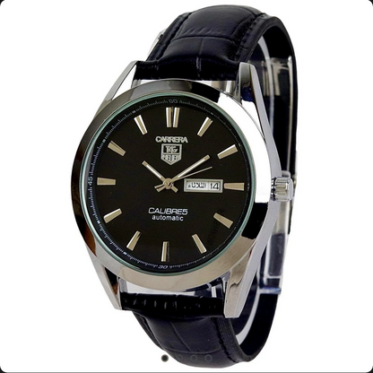 Carrera Calibre 5 – Luxury Swiss Watch – Leather Strap – S-734