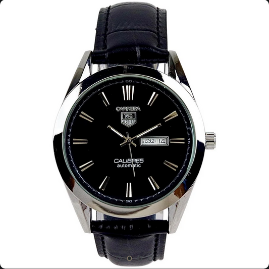 Carrera Calibre 5 – Luxury Swiss Watch – Leather Strap – S-734