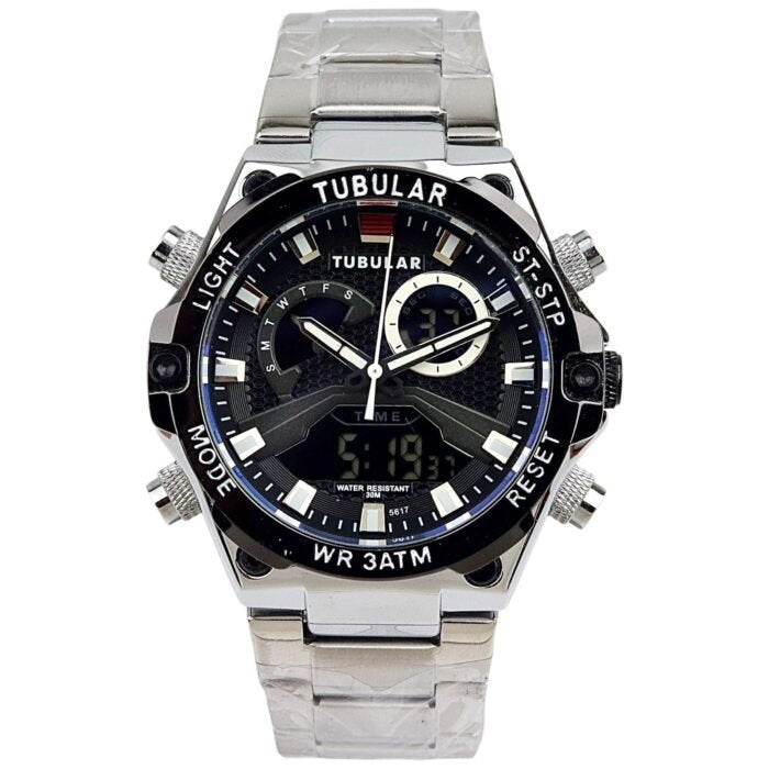Tubular - Analog/Digital Watch - Stainless Steel - TB-131