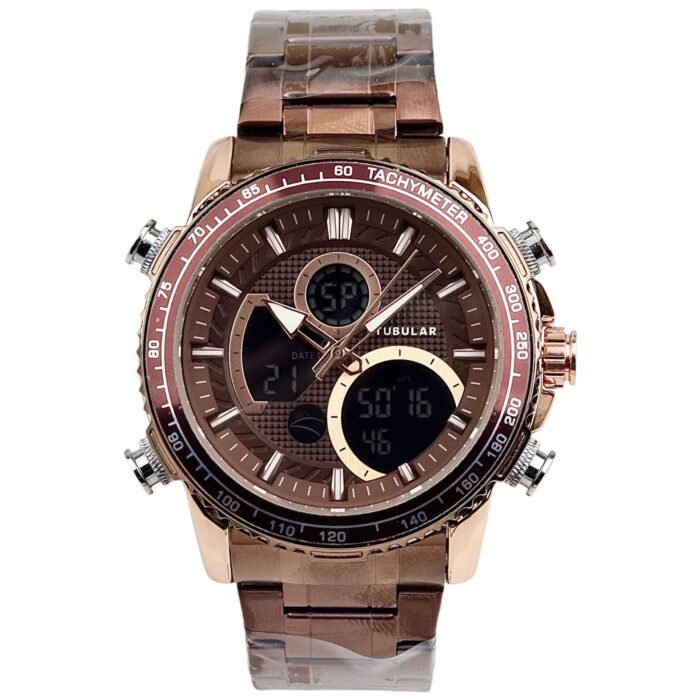 Tubular - Analog/Digital Watch - Stainless Steel - TB-137