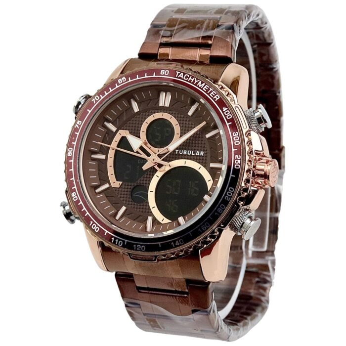 Tubular - Analog/Digital Watch - Stainless Steel - TB-137