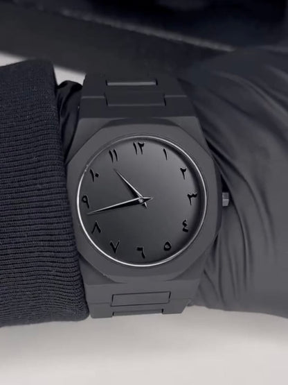 BLACK ARABIC AURA WATCH| HIGH QUALITY WATCH