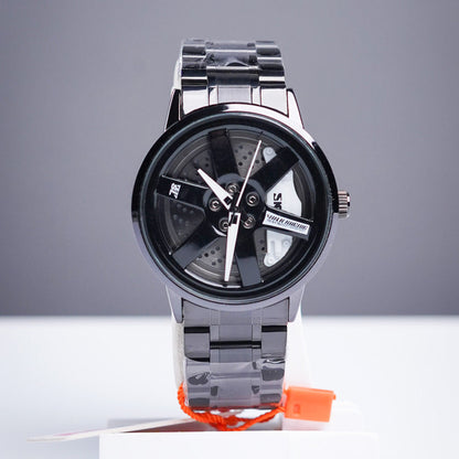 Original SKMEI 1787 ROTATING WHEEL RIM WATCH |YELLOW, RED, GREEN , WHITE