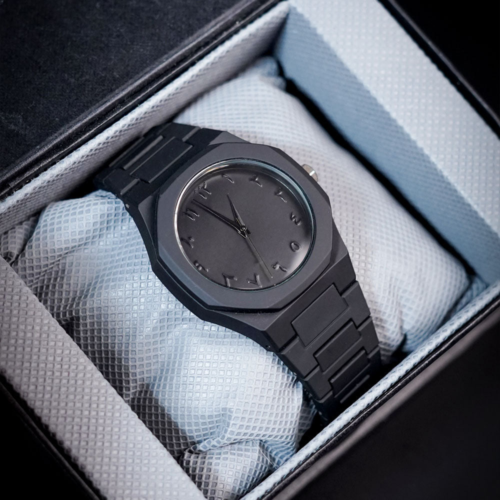 BLACK ARABIC AURA WATCH| HIGH QUALITY WATCH